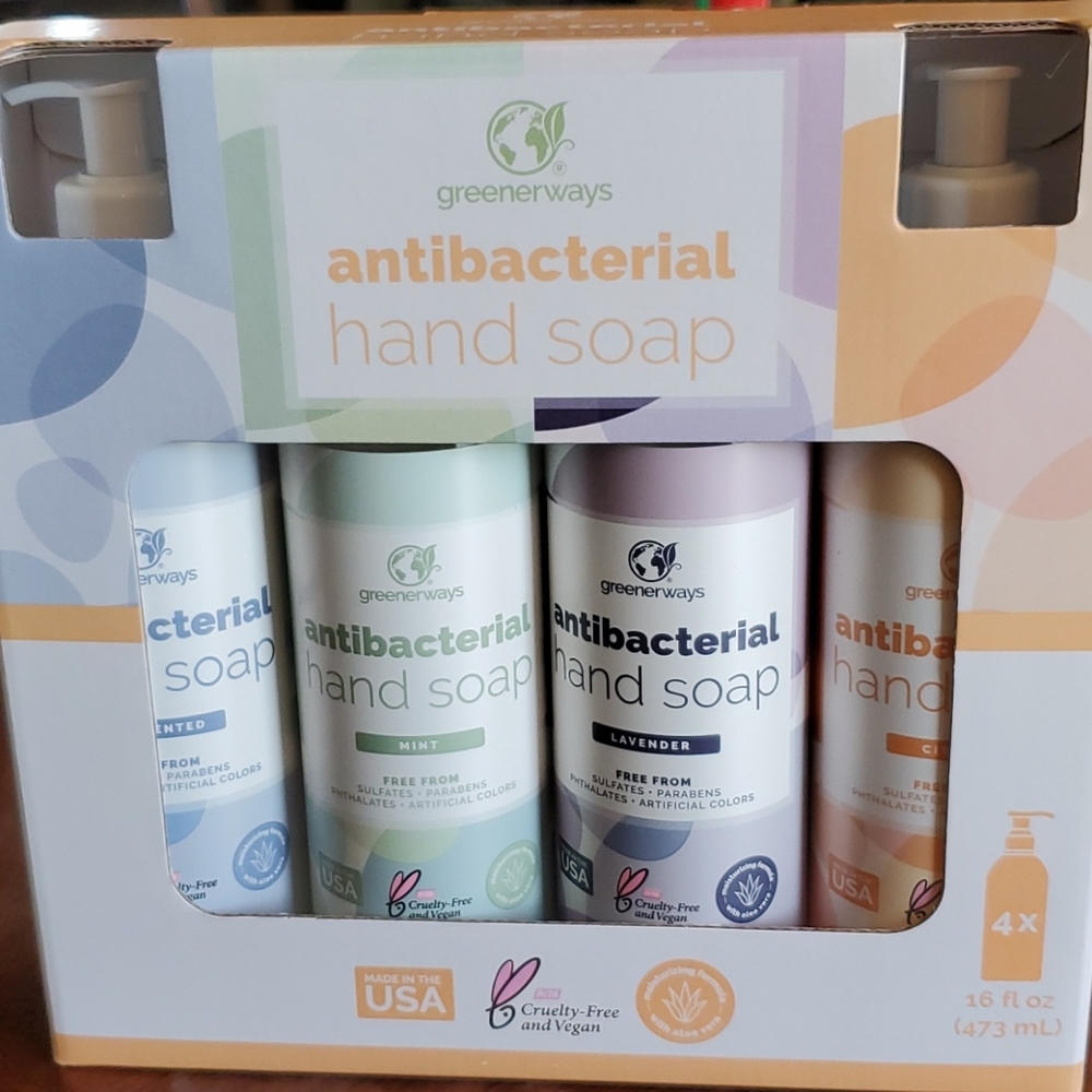 Antibacterial Hand Soap 4 pack